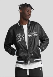 Starter Black Label Satin College Jacket Schwarz