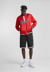 Starter Black Label Satin College Jacket Braun/Rot/Dunkelrot