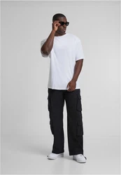 URBAN CLASSICS Cargohose Double Cargo Pants Dunkelblau/Blau/Schwarz