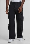 URBAN CLASSICS Cargohose Double Cargo Pants Dunkelblau/Blau/Schwarz