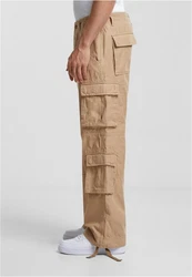 URBAN CLASSICS Cargohose Double Cargo Pants Khaki/Braun/Beige