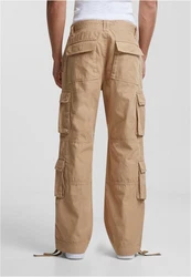 URBAN CLASSICS Cargohose Double Cargo Pants Khaki/Braun/Beige