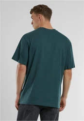 URBAN CLASSICS T-Shirt UC College Logo Tall Tee Grün/Dunkelgrün/Türkis