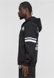 Southpole Hoodie College Zip Hoody Schwarz/Dunkelgrau