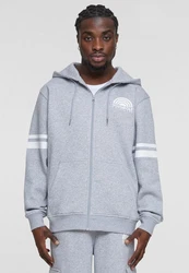 Southpole Hoodie College Zip Hoody Hellgrau/Grau