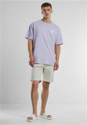 URBAN CLASSICS T-Shirt UC Weavy Logo Heavy Oversized Tee Lila
