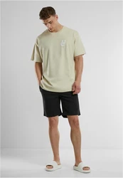 URBAN CLASSICS T-Shirt UC Weavy Logo Heavy Oversized Tee Hellgrün/Khaki/Dunkelgrün/Grün