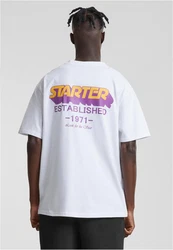 Starter Black Label T-Shirt Established 1971 Tee Weiß/Rosa/Creme