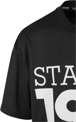 Starter Black Label T-Shirt Train Day Mesh Jersey Schwarz/Dunkelgrau/Grau