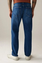 Next Straight Jeans Classic Straight Fit Jeans mit Stretch Blau/Dunkelblau/Hellblau