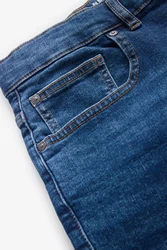 Next Straight Jeans Classic Straight Fit Jeans mit Stretch Blau/Dunkelblau/Hellblau