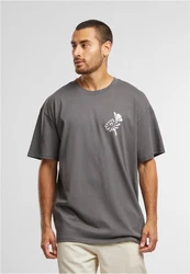 MisterTee T-Shirt Bold Actions Oversize Tee Lila/Hellgrau/Neonfarben/Dunkelgrau
