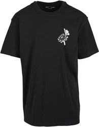 MisterTee T-Shirt Bold Actions Oversize Tee Schwarz/Grau