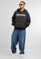 MisterTee Kapuzensweatshirt Highrollers Oversize Hoody Lila/Hellblau