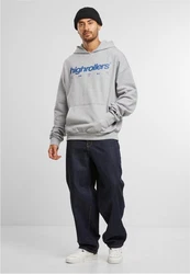 MisterTee Kapuzensweatshirt Highrollers Oversize Hoody Grau/Hellgrau