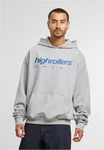 MisterTee Kapuzensweatshirt Highrollers Oversize Hoody Grau/Hellgrau