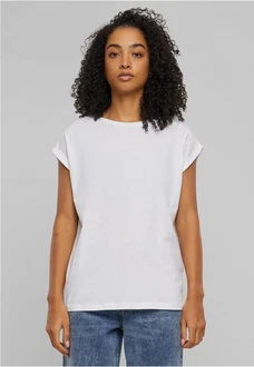 URBAN CLASSICS T-Shirt Pre-Pack Ladies Extended Shoulder Tee Blau/Dunkelblau