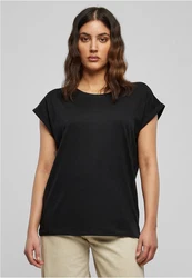URBAN CLASSICS T-Shirt Pre-Pack Ladies Extended Shoulder Tee Schwarz
