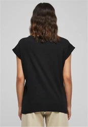 URBAN CLASSICS T-Shirt Pre-Pack Ladies Extended Shoulder Tee Schwarz