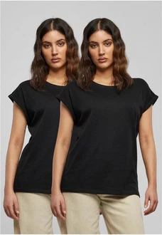 URBAN CLASSICS T-Shirt Pre-Pack Ladies Extended Shoulder Tee