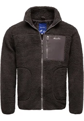 Amaci&Sons Fleecejacke YERMO Grau/Dunkelbraun/Dunkelgrau/Braun/Dunkelgrün/Khaki