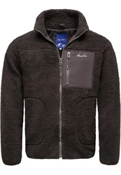 Amaci&Sons Fleecejacke YERMO Grau/Dunkelbraun/Dunkelgrau/Braun/Dunkelgrün/Khaki
