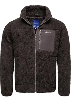 Amaci&Sons Fleecejacke YERMO Grau/Dunkelbraun/Dunkelgrau/Braun/Dunkelgrün/Khaki