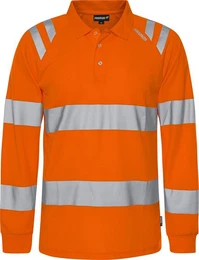 Warnschutz-Shirt High Vis Poloshirt Langarm Kl. 3 7864 GPST