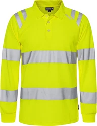 Fristads Warnschutz Shirt High Vis Poloshirt Langarm Kl. 3 7864 GPST 