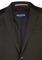 HECHTER PARIS Sakko Shape Fit Dunkelgrün/Khaki