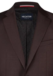 HECHTER PARIS Sakko Shape Fit Dunkelrot/Lila/Rot/Bordeaux