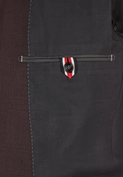HECHTER PARIS Sakko Shape Fit Dunkelrot/Lila/Rot/Bordeaux