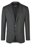 HECHTER PARIS Anzugsakko Modern Fit Dunkelgrau/Hellblau/Grau