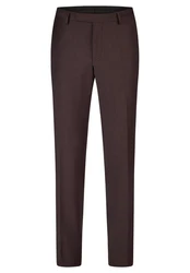HECHTER PARIS Stoffhose Shape Fit Dunkelbraun/Braun/Dunkelrot/Bordeaux/Lila