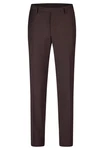 HECHTER PARIS Stoffhose Shape Fit Dunkelbraun/Braun/Dunkelrot/Bordeaux/Lila