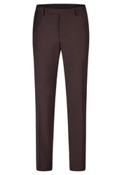 HECHTER PARIS Stoffhose Shape Fit Dunkelbraun/Braun/Dunkelrot/Bordeaux/Lila