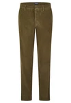 HECHTER PARIS Stoffhose Regular Fit Khaki/Dunkelgrün