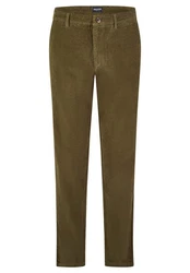 HECHTER PARIS Stoffhose Regular Fit Khaki/Dunkelgrün