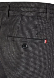HECHTER PARIS Stoffhose Tapered Fit Dunkelgrau/Grau/Hellgrau