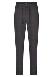 HECHTER PARIS Stoffhose Tapered Fit Dunkelgrau/Grau/Hellgrau