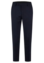 HECHTER PARIS Stoffhose Modern Fit Dunkelblau/Hellblau
