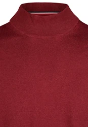 HECHTER PARIS Strickpullover Regular Fit Dunkelrot/Rot/Bordeaux