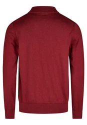 HECHTER PARIS Strickpullover Regular Fit Dunkelrot/Rot/Bordeaux
