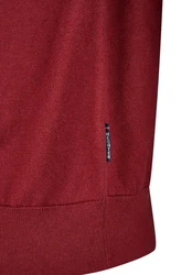 HECHTER PARIS Strickpullover Regular Fit Dunkelrot/Rot/Bordeaux
