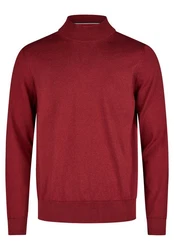 HECHTER PARIS Strickpullover Regular Fit Dunkelrot/Rot/Bordeaux