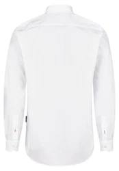 HECHTER PARIS Langarmhemd Modern Fit Weiß