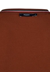 HECHTER PARIS Strickpullover Regular Fit Braun/Orange