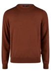 HECHTER PARIS Strickpullover Regular Fit Braun/Orange