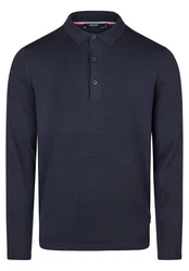 HECHTER PARIS Poloshirt Modern Fit Dunkelblau/Blau