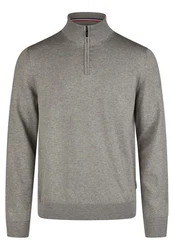 HECHTER PARIS Strickpullover Regular Fit Hellgrau/Grau/Braun/Dunkelgrau/Beige